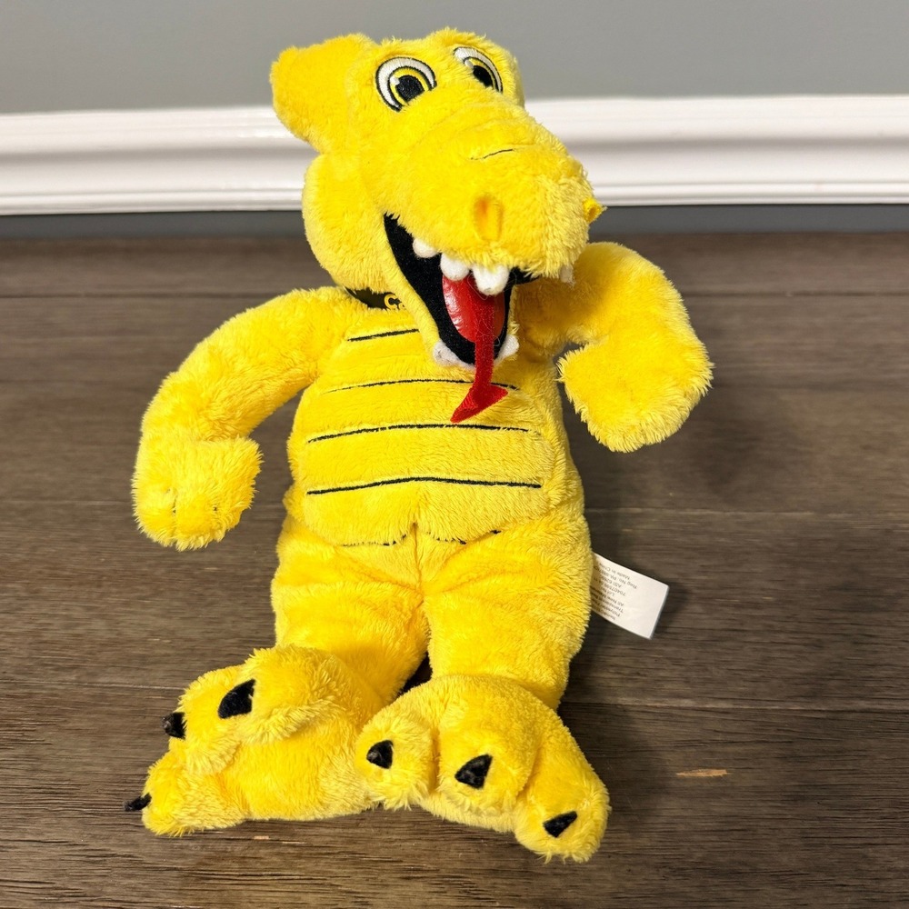 Cambria USA Promotional Yellow Dragon Plush‎ Mascot Welsh Dragon Logo Toy